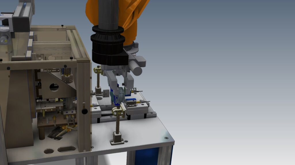 BG Vorrichtung Kurbelwellen Lagerdeckel M It Roboterarm 2 1024x574